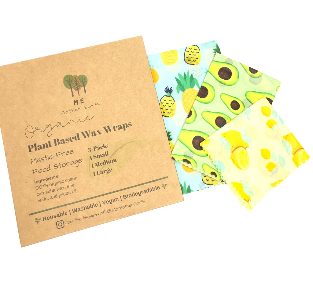 Plant Based Wax Food Wraps 3-Pack