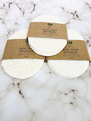 Eco Dish Sponges: Single Layer 3-Pack