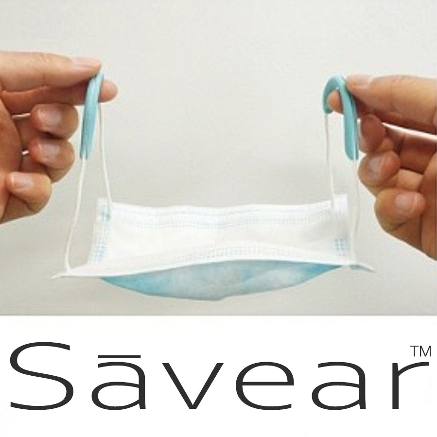 Savear - 10 pairs soft silicone ear savers for masks